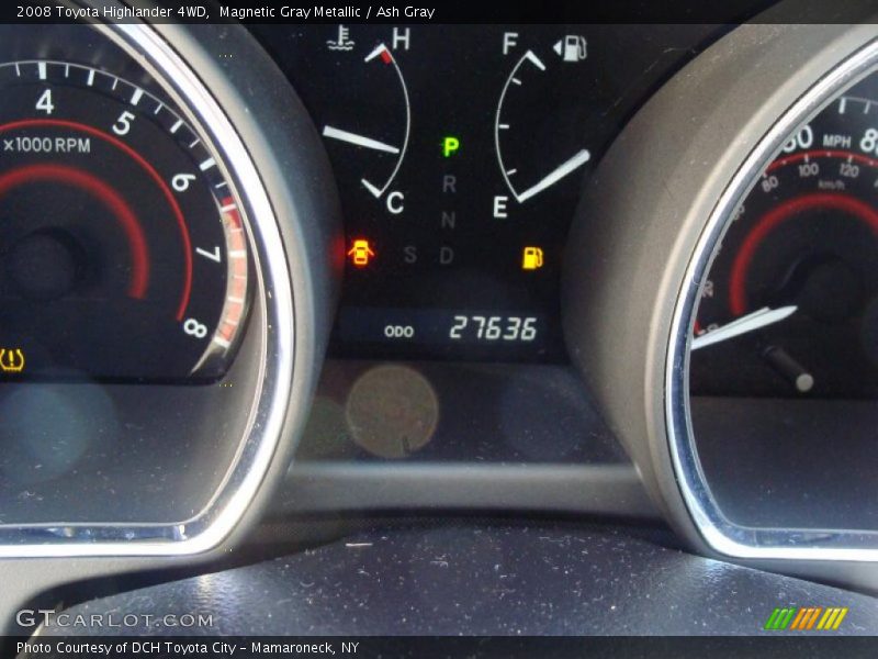 Magnetic Gray Metallic / Ash Gray 2008 Toyota Highlander 4WD