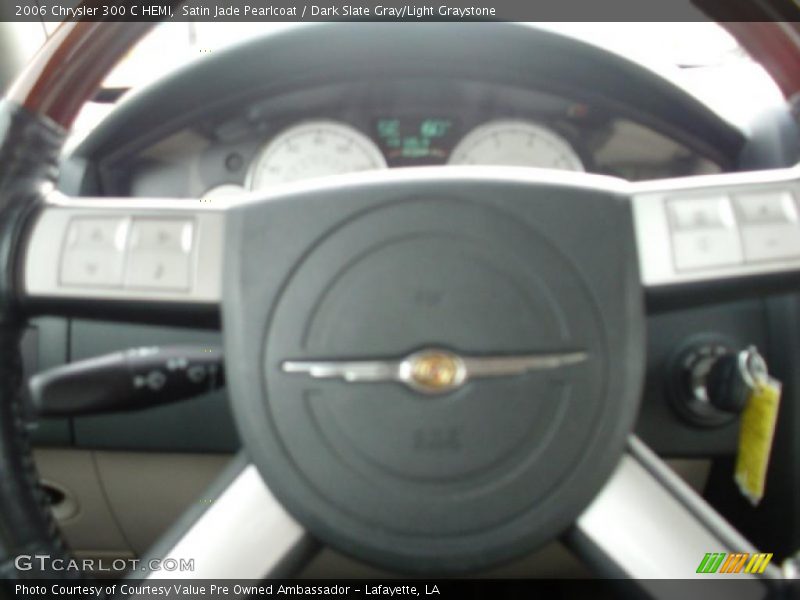 Satin Jade Pearlcoat / Dark Slate Gray/Light Graystone 2006 Chrysler 300 C HEMI