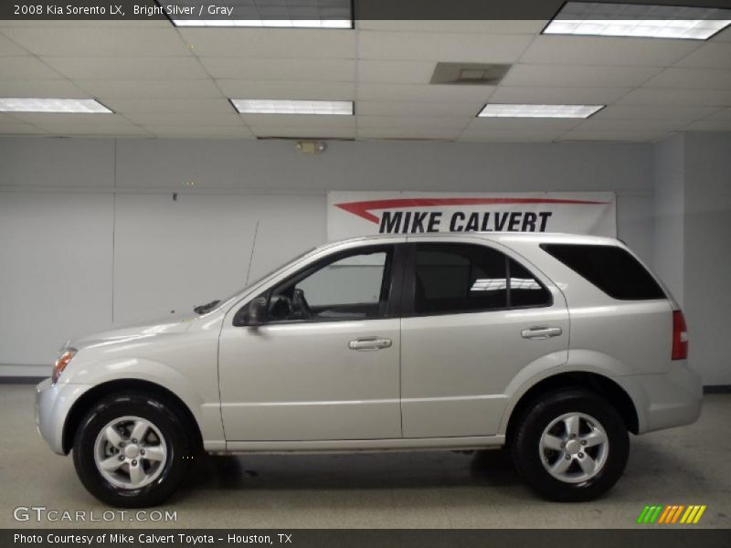 Bright Silver / Gray 2008 Kia Sorento LX