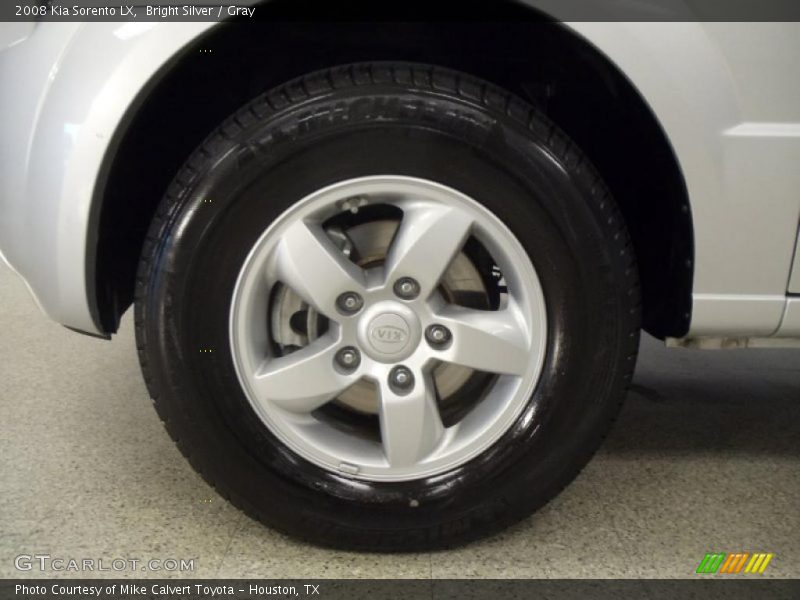 Bright Silver / Gray 2008 Kia Sorento LX