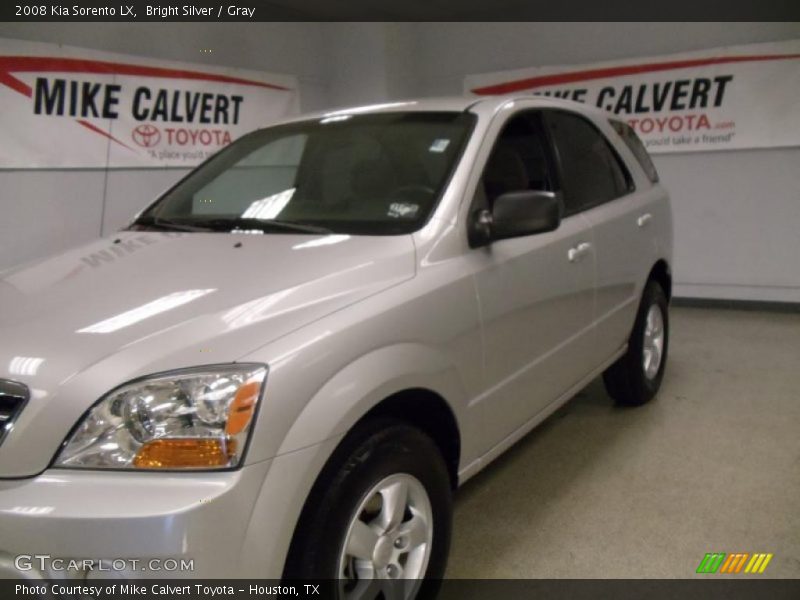 Bright Silver / Gray 2008 Kia Sorento LX