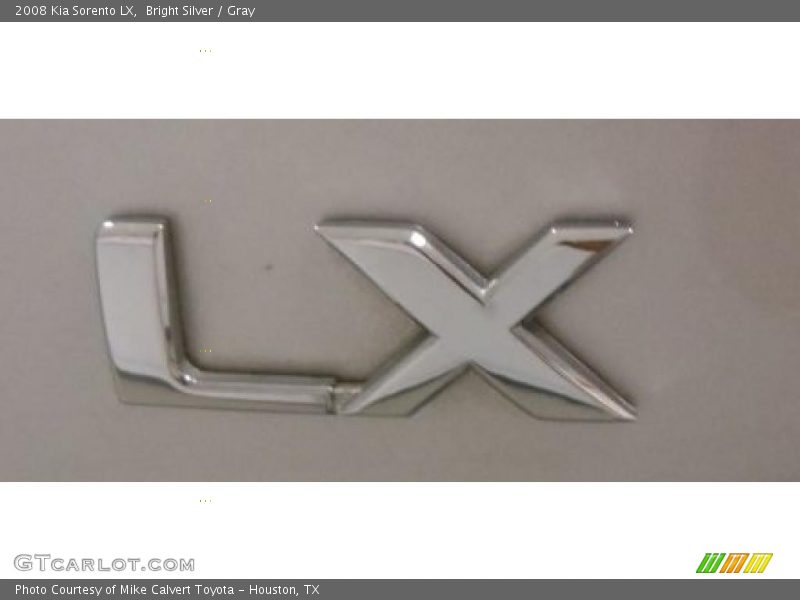 Bright Silver / Gray 2008 Kia Sorento LX