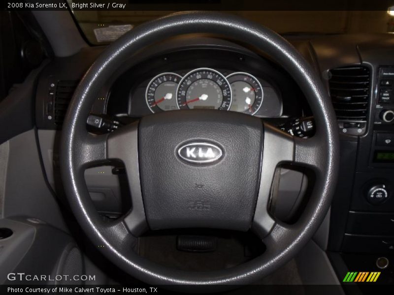 Bright Silver / Gray 2008 Kia Sorento LX