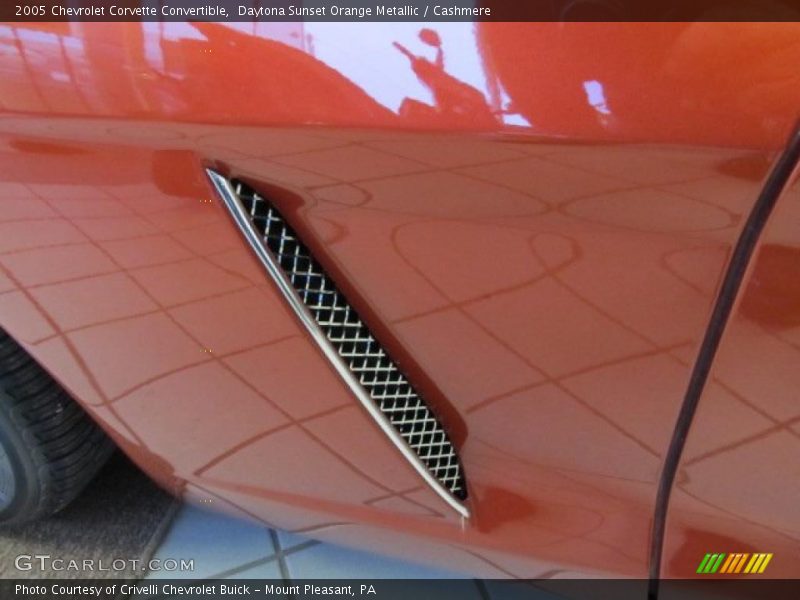 Daytona Sunset Orange Metallic / Cashmere 2005 Chevrolet Corvette Convertible