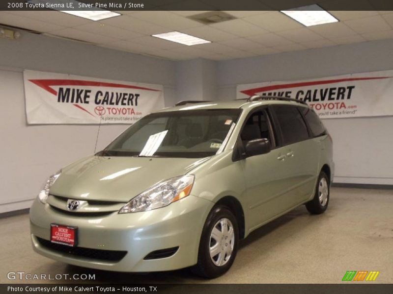 Silver Pine Mica / Stone 2008 Toyota Sienna LE