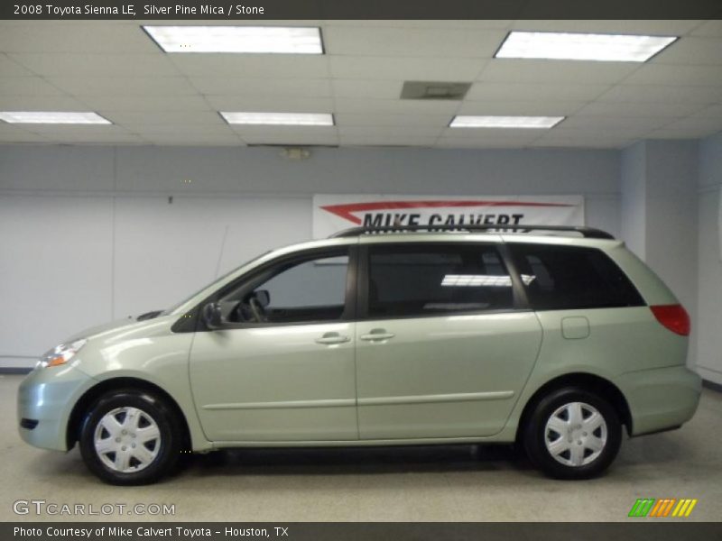 Silver Pine Mica / Stone 2008 Toyota Sienna LE