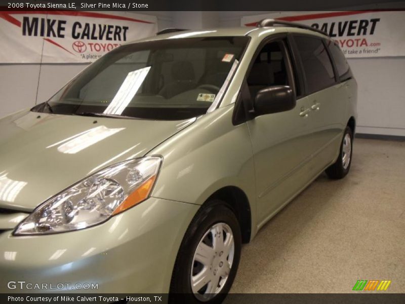 Silver Pine Mica / Stone 2008 Toyota Sienna LE