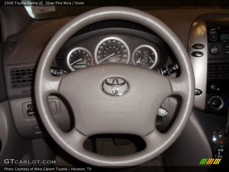 Silver Pine Mica / Stone 2008 Toyota Sienna LE