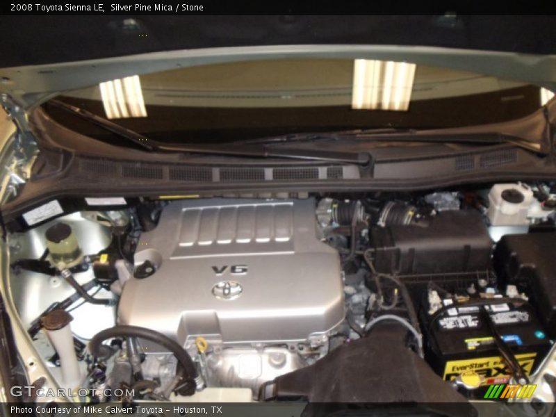 Silver Pine Mica / Stone 2008 Toyota Sienna LE