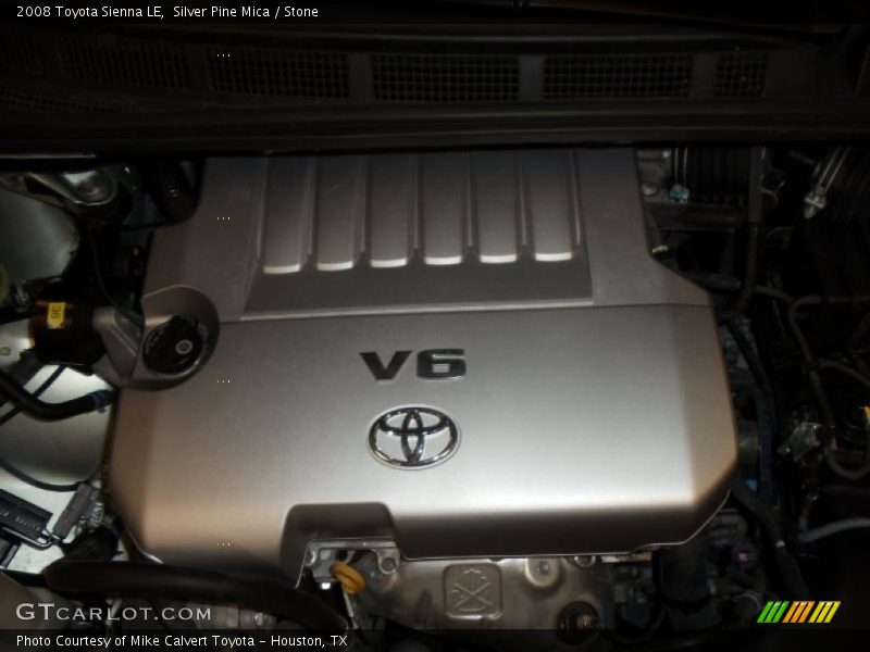 Silver Pine Mica / Stone 2008 Toyota Sienna LE