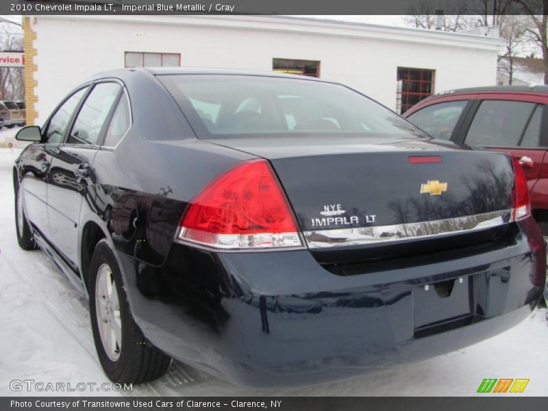 Imperial Blue Metallic / Gray 2010 Chevrolet Impala LT