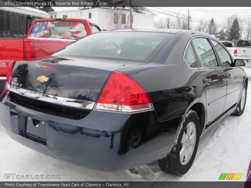 Imperial Blue Metallic / Gray 2010 Chevrolet Impala LT