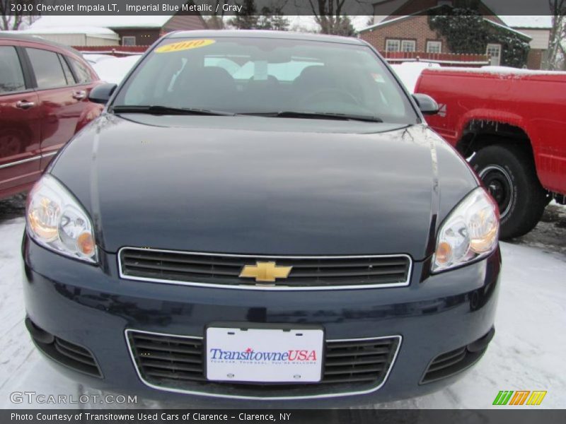 Imperial Blue Metallic / Gray 2010 Chevrolet Impala LT