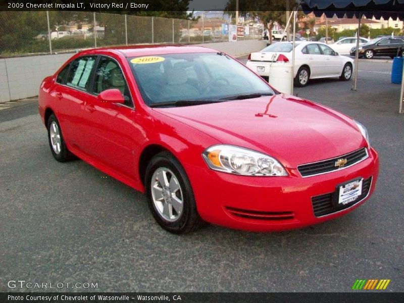 Victory Red / Ebony 2009 Chevrolet Impala LT