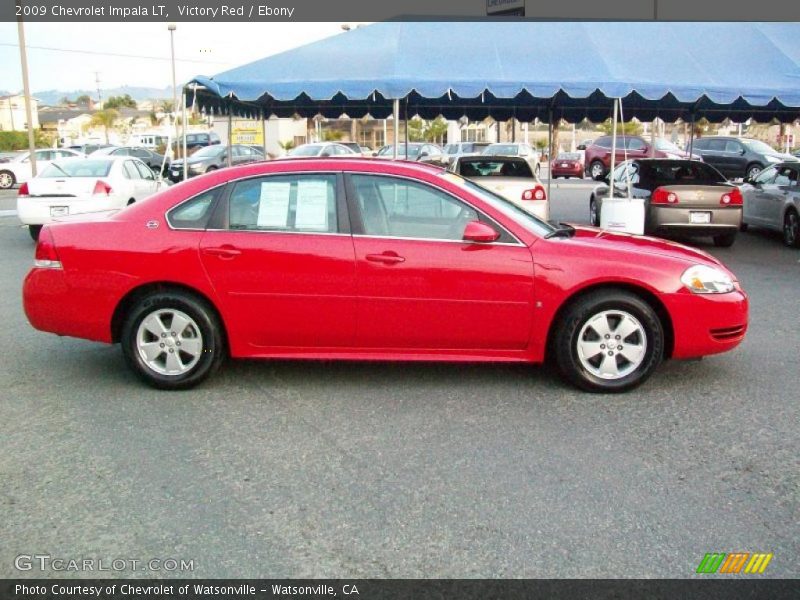 Victory Red / Ebony 2009 Chevrolet Impala LT