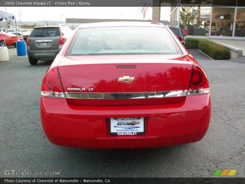 Victory Red / Ebony 2009 Chevrolet Impala LT