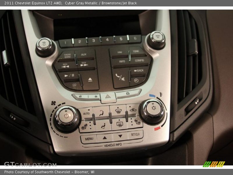 Cyber Gray Metallic / Brownstone/Jet Black 2011 Chevrolet Equinox LTZ AWD