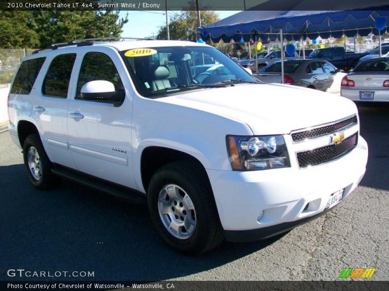 Summit White / Ebony 2010 Chevrolet Tahoe LT 4x4
