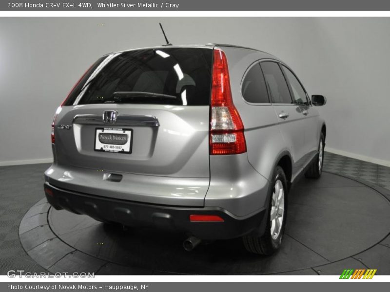 Whistler Silver Metallic / Gray 2008 Honda CR-V EX-L 4WD
