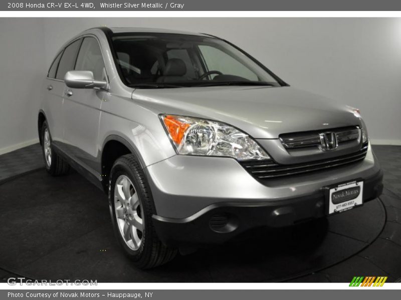 Whistler Silver Metallic / Gray 2008 Honda CR-V EX-L 4WD