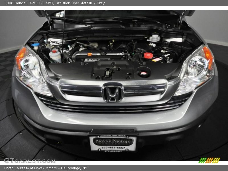 Whistler Silver Metallic / Gray 2008 Honda CR-V EX-L 4WD
