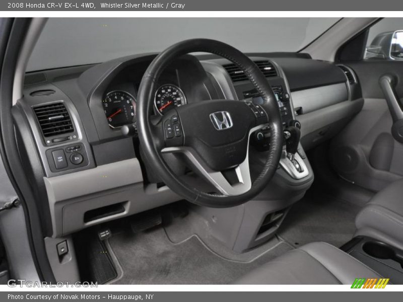 Whistler Silver Metallic / Gray 2008 Honda CR-V EX-L 4WD