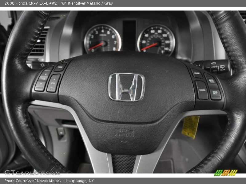 Whistler Silver Metallic / Gray 2008 Honda CR-V EX-L 4WD