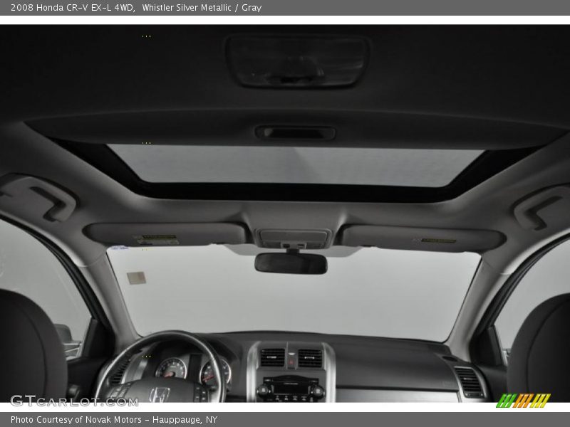 Whistler Silver Metallic / Gray 2008 Honda CR-V EX-L 4WD