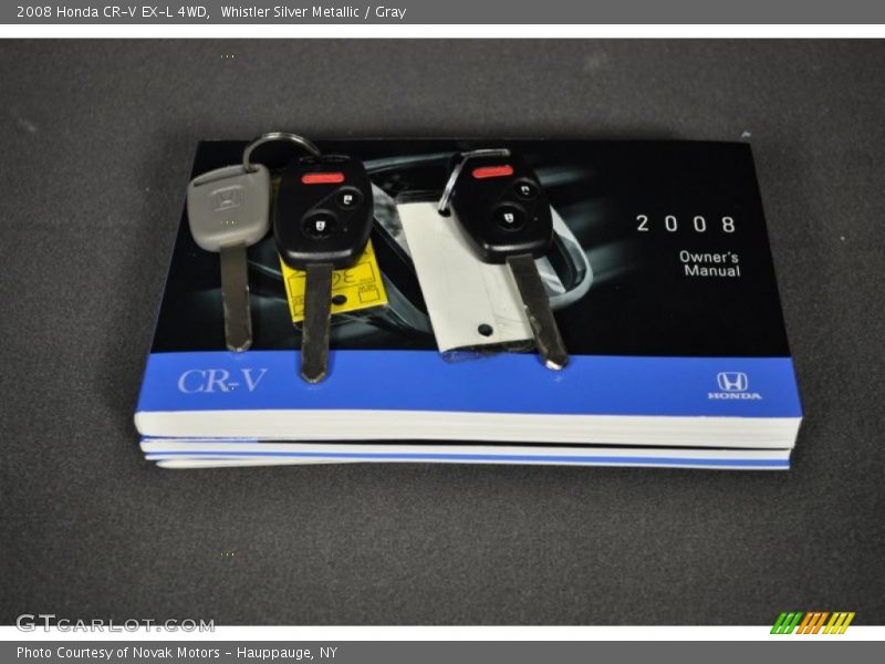 Whistler Silver Metallic / Gray 2008 Honda CR-V EX-L 4WD