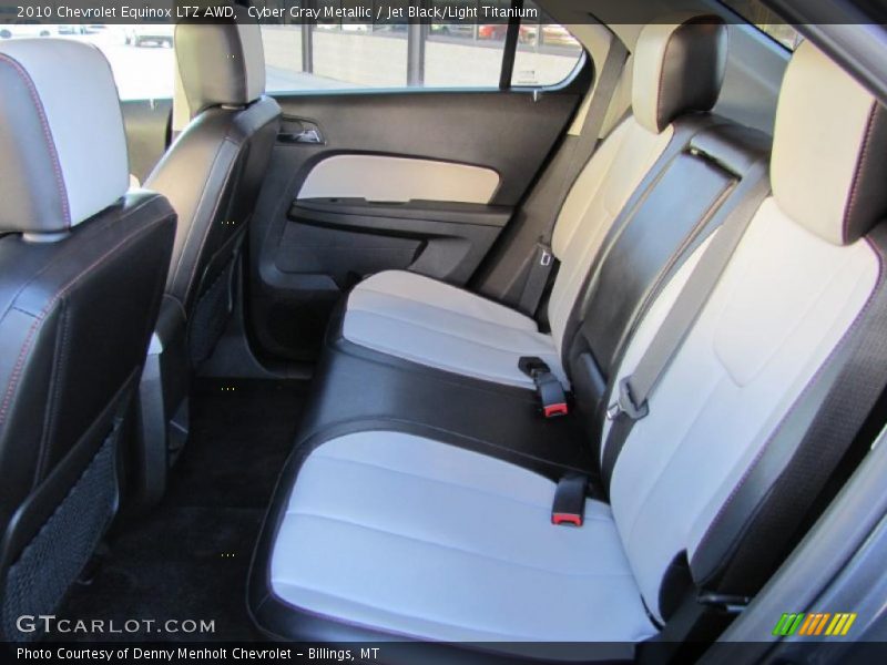  2010 Equinox LTZ AWD Jet Black/Light Titanium Interior