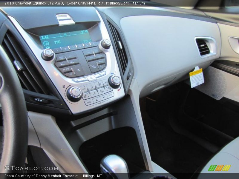Cyber Gray Metallic / Jet Black/Light Titanium 2010 Chevrolet Equinox LTZ AWD