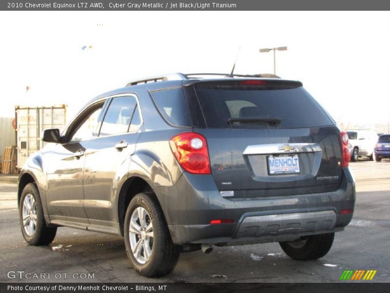 Cyber Gray Metallic / Jet Black/Light Titanium 2010 Chevrolet Equinox LTZ AWD