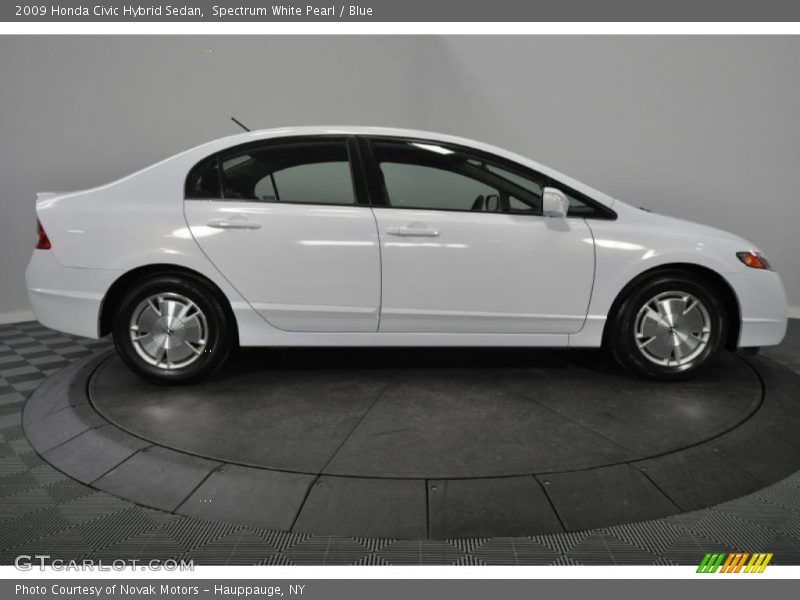 Spectrum White Pearl / Blue 2009 Honda Civic Hybrid Sedan