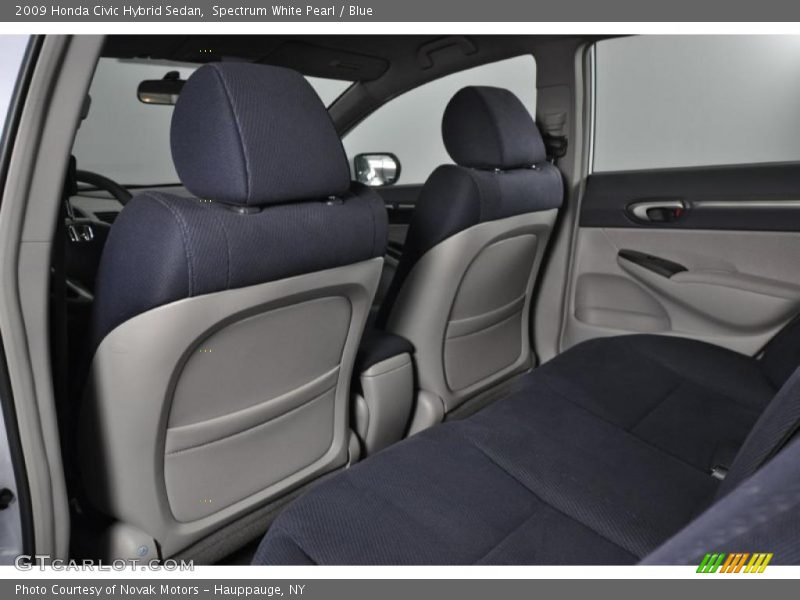 Spectrum White Pearl / Blue 2009 Honda Civic Hybrid Sedan