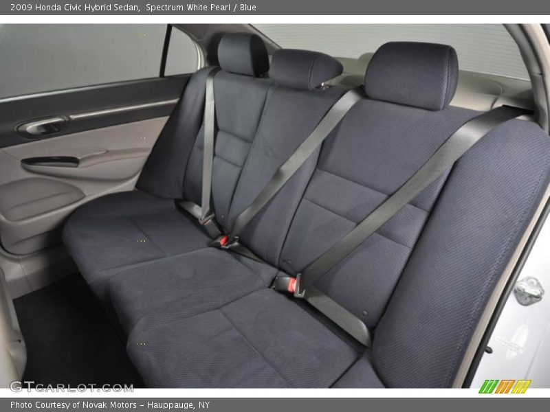 Spectrum White Pearl / Blue 2009 Honda Civic Hybrid Sedan