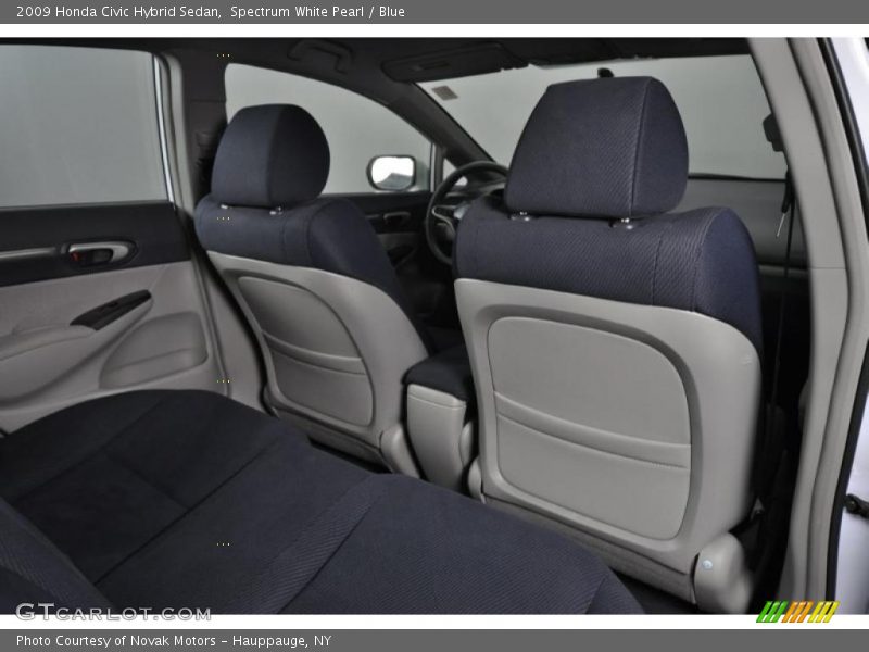 Spectrum White Pearl / Blue 2009 Honda Civic Hybrid Sedan