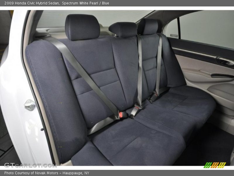 Spectrum White Pearl / Blue 2009 Honda Civic Hybrid Sedan