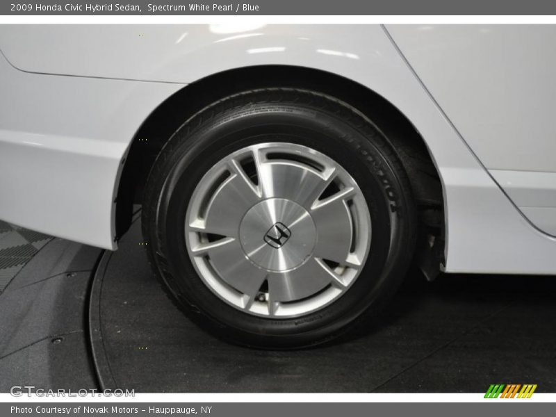 Spectrum White Pearl / Blue 2009 Honda Civic Hybrid Sedan