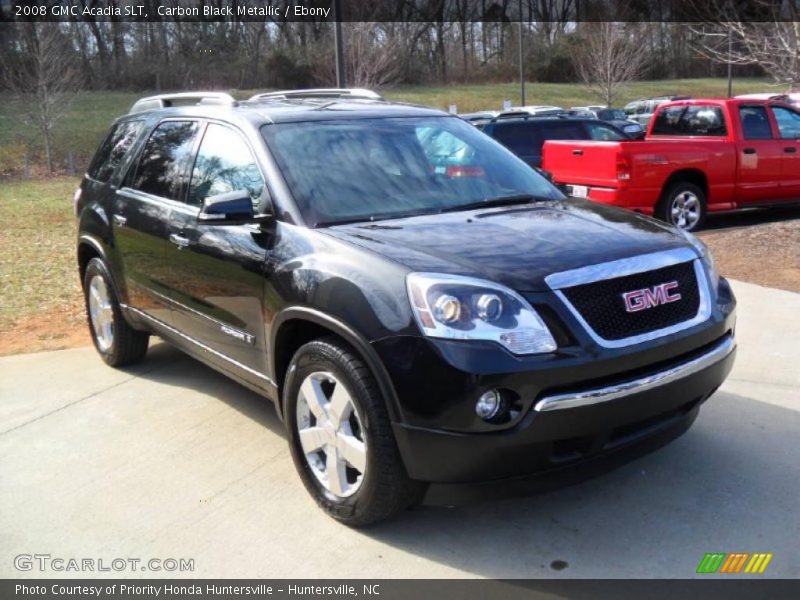 Carbon Black Metallic / Ebony 2008 GMC Acadia SLT