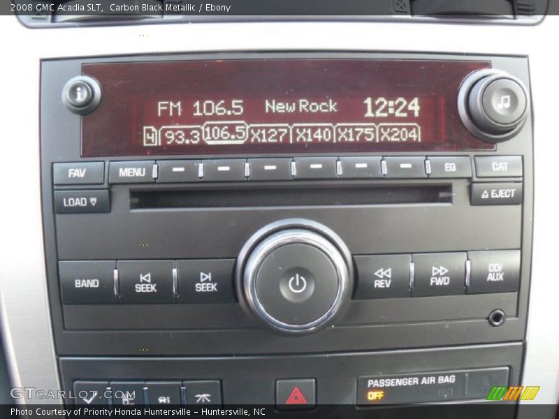 Carbon Black Metallic / Ebony 2008 GMC Acadia SLT