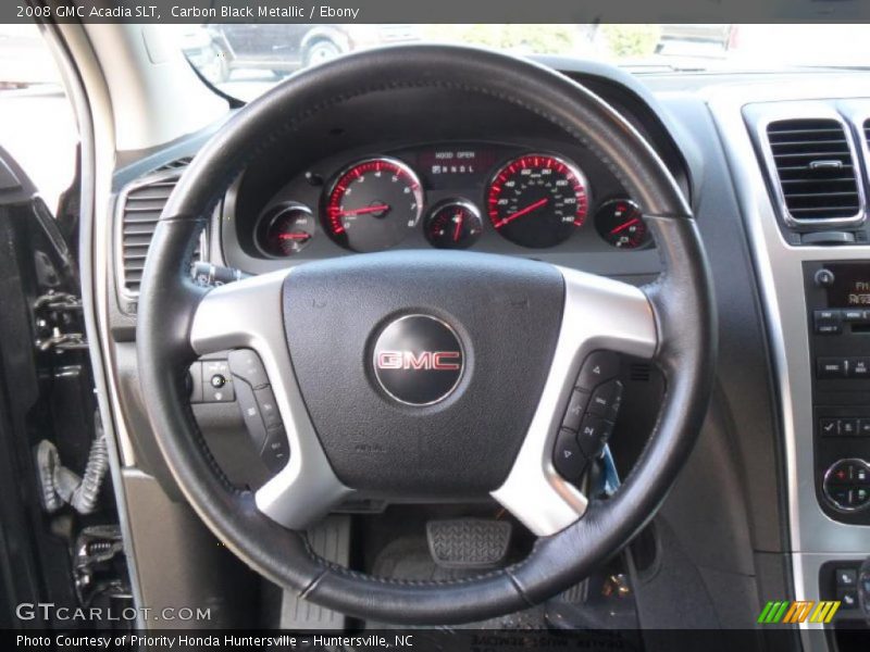 Carbon Black Metallic / Ebony 2008 GMC Acadia SLT