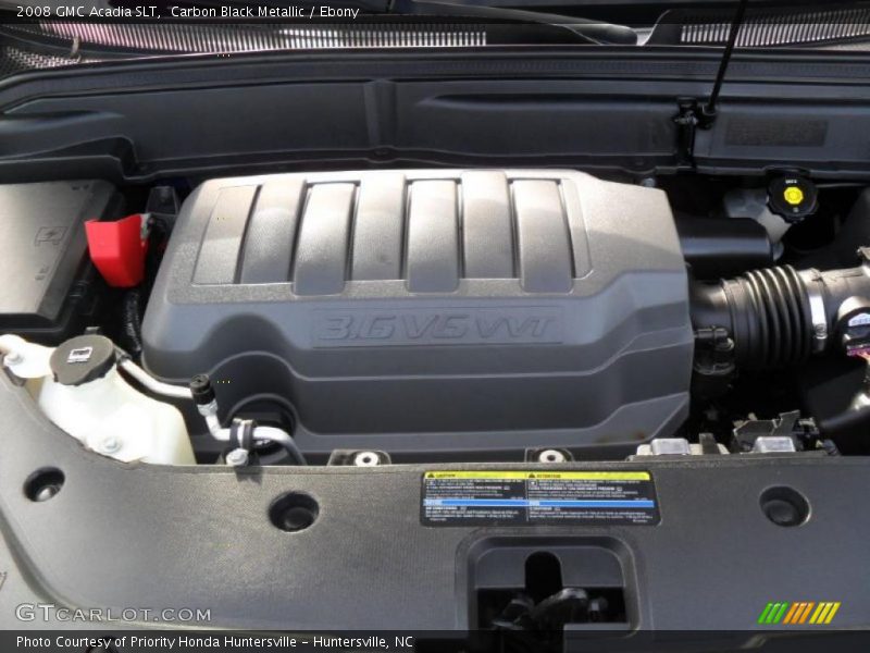 Carbon Black Metallic / Ebony 2008 GMC Acadia SLT