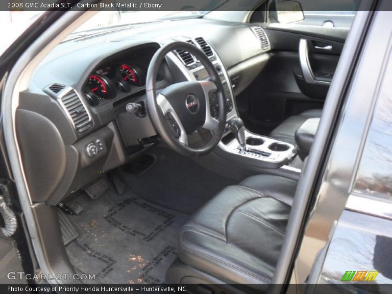 Carbon Black Metallic / Ebony 2008 GMC Acadia SLT