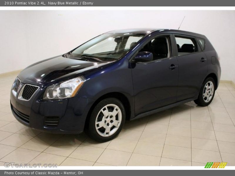 Navy Blue Metallic / Ebony 2010 Pontiac Vibe 2.4L