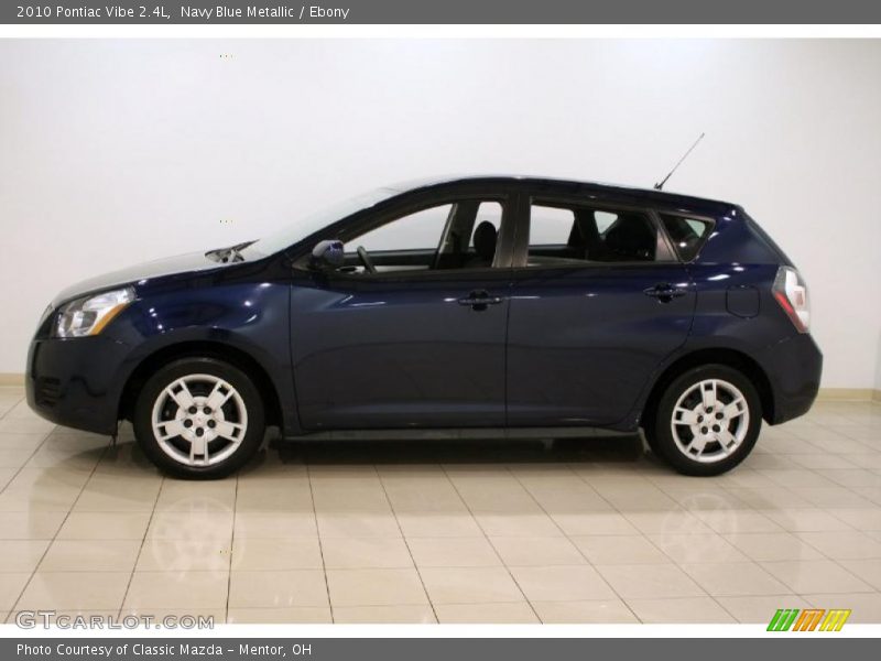 Navy Blue Metallic / Ebony 2010 Pontiac Vibe 2.4L