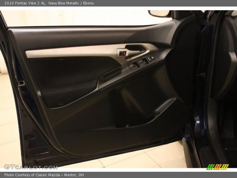 Navy Blue Metallic / Ebony 2010 Pontiac Vibe 2.4L