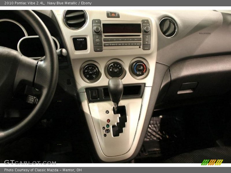 Navy Blue Metallic / Ebony 2010 Pontiac Vibe 2.4L