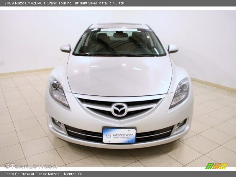Brilliant Silver Metallic / Black 2009 Mazda MAZDA6 s Grand Touring