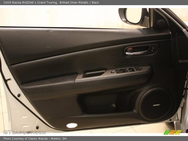 Brilliant Silver Metallic / Black 2009 Mazda MAZDA6 s Grand Touring