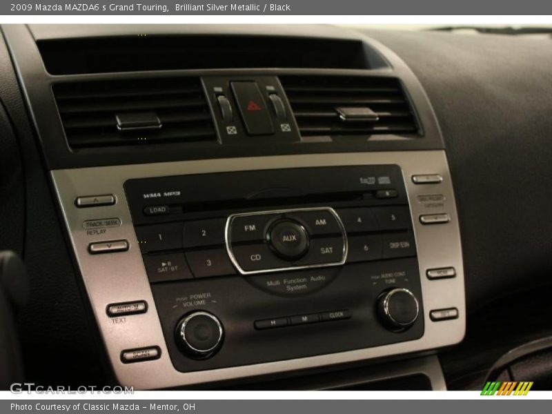 Brilliant Silver Metallic / Black 2009 Mazda MAZDA6 s Grand Touring